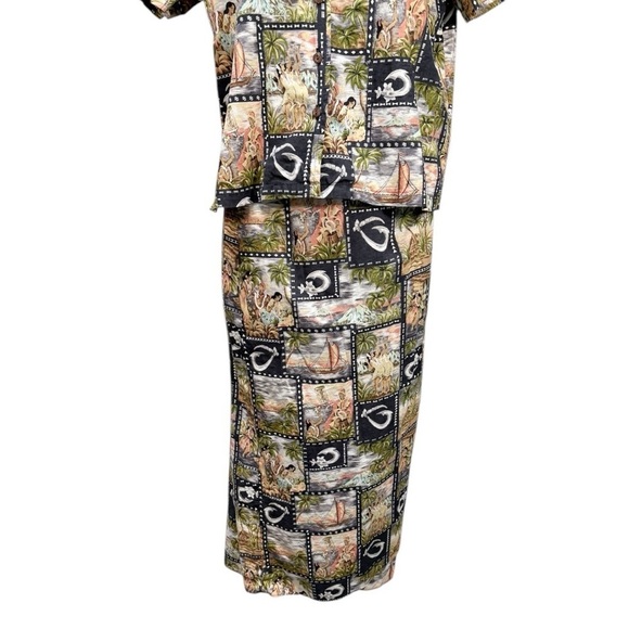 Hilo Hattie Hawaiian Skirt Set Size Large - Picture 6 of 10